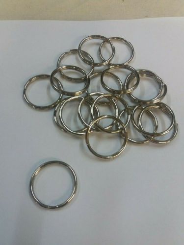 Split Rings - Steel Nickel Plated - 30mm o/d - Pack Qty 100